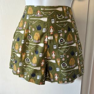 Oblong Box - Camping-themed Shorts